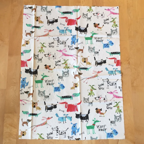 Painted Dog Print Duck Cloth Fabric - Picture 2 of 12